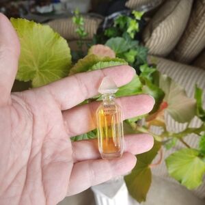 Vintage Givenchy Ysatis Miniature Perfume with Amber Hue France 4ml Miniature